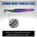JIM PRO Volume Lash Tweezers | Anti-Slip Grip | Professional 100% German Stainless Steel | For Classic and Volume Fans | Multicolor | 1 PCS - Buy Online on GoSupps.com