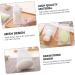 Mikinona 100 Pcs Soap Foam Net Body Bar Soap Exfoliating Soap Pouch Loofah Soap White or - Buy Online on GoSupps.com