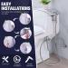 Premium Stainless Steel Handheld Bidet Toilet Sprayer Set with Complete Accessories - Buy Online on GoSupps.com