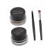 Beavorty 6 Pcs Brown Eyeliner Black Finger Claws Eyeshadow Cream Liquid Eyeliner Glitter Powder Water Proof