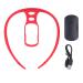 Garosa Posture Corrector Trainer Portable Smart Vibration Reminder Posture Corrector Back Brace for Women Men and Kids (Red)