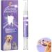 Cvreoz Pet Oral Repair Gel Pet Oral Restoration Whitening Gel Pet Breath Freshener Gel Pet Brush Free Oral Gel for Most Cats and Dogs Targets Tartar Eliminate Bad Breath (1PCS)