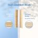 Long Handle Body Shower Brush Back Scrubber - Stiff & Soft Bristles, Anti-Slip, Exfoliator for Women Men Elderly - Blue - Buy Online on GoSupps.com