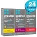 DripDrop ORS Electrolyte Hydration Powder Sticks Variety Pack - Lemon/Berry/Watermelon - 8 Sticks x 10g (Pack of 3) - Buy Online on GoSupps.com