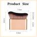 Tanning Brush Self Tan Brush Portable Face & Body Brush Self Tan Applicator for Tanners Mousse Kabuki Foundation Brush Rose Gold - Buy Online on GoSupps.com