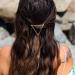 Buy YHEAKNE Boho Gold Triangle Hairpin | Minimalist Bobby Pins for Women & Girls - Modern Hair Accessories - Buy Online on GoSupps.com