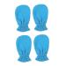 minkissy 4 Pairs Maintenance Care Gloves Work Gloves Women Gloves Spa Kit Hand Care Mittens Nourishing Hand Gloves Paraffin Wax Hand Mitts Paraffin Bath Mitt Wax Glove Short Boots