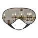 SSIMOO Ball Room Chandelier Sleep Mask-Adjustable Breathable Fashionable Eye Mask for A Comfortable Sleep Experience Black