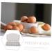 Zerodeko Egg Storage Box Drawers Food Tray Dispenser Egg Cartons Plastic Egg Holder Dog Duck Eggs re-usable - Buy Online on GoSupps.com