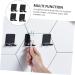 Alipis Cell Phone Stand & Storage Hooks - 8 Razor Hangers for Cupboard | Durable Black Clothing Rack | 6.1x4.5cm - Buy Online on GoSupps.com