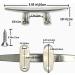 ZOMCHAIN 4 Boat Cleat - 2PCS (316 Stainless Steel) | Dock Cleat for Mooring with Free Installation Screws - Buy Online on GoSupps.com