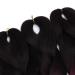 Tess Braids Extensions 60 cm - Jumbo KanCalon Ombre Hair Braids (Black/Pink) | 100g Bundle for Single-Laid Box Braids - Buy Online on GoSupps.com