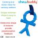 Chewbuddy Sensory Chewy Chew Tags - 2 Pack for Special Needs | Durable & Safe Bite Tags for Kids - Buy Online on GoSupps.com