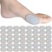 Chiroplax Foam & Fabric Bunion Cushions Protector Pads Patch Cover Bandage Hallux Valgus Tailor's Bunionette Relief Blister Chafing Rubbing Waterproof (48 Count) 48 Count (Pack of 1)