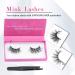 SWINGINGHAIR 3D Mink Eyelashes 19mm - Hand-made Natural False Lashes for Fluffy Volume - 1 Pair - Buy Online on GoSupps.com