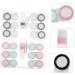Partykindom Contact Lens Case Set for Dolls - 2 Sets of Eye Lens Containers & Macaron Style Holder | Ophthalmic Care Essentials 16x10cm - Buy Online on GoSupps.com
