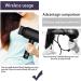 WTTTTW Foldable Cordless Hair Dryer 5000mAh Battery Operated Hair Dryers Rechargeable Cordless Hair Dryer Portable Travel Blow Dryer Gifts for Women/Mom/Girls - Buy Online on GoSupps.com