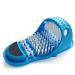 Evermarket Magic Feet Cleaner Simple Foot Scrubber Feet Shower Spa Easy Feet Cleaning Brush Exfoliating Foot Massager Slipper(Blue)