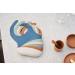 Jollein Waterproof Bib with Catch Tray - Pale Pink Nougat - One Size | Shop Internationally - Buy Online on GoSupps.com