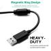 USB Camera Cable for Panasonic Lumix DMC-G7, DMC-S5, DMC-ZS25, DMC-TZ35, and More - Black - Buy Online on GoSupps.com
