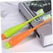 Frcolor 4-Piece Carrot Shaped Children's Toothbrush Set - Soft Contoured Bristles for Toddlers | Cute & Effective Oral Care - Buy Online on GoSupps.com