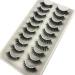 10 Pairs Natural 3D Mink False Eyelashes - Long Makeup & Eyelash Extension | International Shipping Available - Buy Online on GoSupps.com