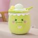 GagaLu Cute juice bubble tea blueberry lemon grape peach milk tea drink bottle pillow decoration sofa birthday 22cm 1