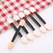 Onwon 100 Pcs Disposable Dual Sided Eyeshadow & Eyeliner Brush Set - Sponge Applicator & Oval Tipped Makeup Tool - Buy Online on GoSupps.com