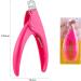 JeoPoom Professional Nail Clipper Acrylic Tips Cutter Manicure Pedicure Trimmer (Pink) - Buy Online on GoSupps.com