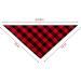 MaySunset Funny Cute Red Plaid Triangle Dog Bandanas Scarf I Only Love My Bed and My Mother I'm Sorry Suitable for Small and Medium Sized Dog Pets Gift - Buy Online on GoSupps.com