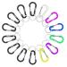 Karabiner 2inch / 5cm flat in the spring form mini clip hook keys Other small objects for the daily indoor outdoor life rating for camping hiking color 14pcs