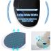 Men's Adjustable Diabetic Slippers Orthopedic with Memory Foam Insoles - Blue 7.5 Wide - Buy Online on GoSupps.com