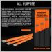 HORUSDY 3-Pieces Heavy Duty Cold Chisels Set  Long 8  10  12  with Roll Pouch  1 in  7/8 in  25/32 in 3-Piece Large - Buy Online on GoSupps.com