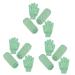 FRCOLOR 6 Pairs of Socks for Dry Feet Moisturising Gloves Moisturising Socks Gloves for Men Gloves Made of Natural Gel Gloves Brightening Foot Spa