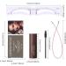 Eyebrow Stencils - Eye Brow Stamping Kit Smudge-Proof and Waterproof Reusable Eye Brow Stamp with 12 Eyebrow Templates for Beginner and Skilled Person Hersil Blonde - Buy Online on GoSupps.com