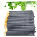 Gogogmee Makeup Lip Gloss 100pcs Eyeshadow Liner Brush White Outfit Disposable Eyeliner Applicator Eye Shadow Brush Soft Head 15cmX10cm Orange - Buy Online on GoSupps.com