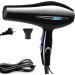 Ionization Hair Dryer 2200W Styling Nozzles Fan Temperature Settings | Cold Hot Air Mode Powerful Hair Dryer with Diffuser for Women 12b - Buy Online on GoSupps.com