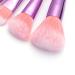 Glitter Eye & Lip Brushes Set - Crystal Bling Makeup Brushes for Face & Eyeshadow - Cute Pink One Size - Buy Online on GoSupps.com