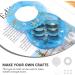 NUOBESTY 1 Set Eyelash Box Mold False Eyelashes Circle Tray Silicone Diy Crystal Epoxy Mold Travel Round Disc - Buy Online on GoSupps.com