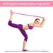 Buy Yoga Stretch Belt with 8 Loops - Violet Resistance Band for Pilates Gymnastics & Flexibility | 86cm Length (167cm Total) | 4cm Wide - Buy Online on GoSupps.com