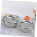 MAGICLULU 2 Pcs Drain Tray Canned Chicken Filter Fruit Tray Metal Drain Storage Tray Dense Hole Steamed Fish - Buy Online on GoSupps.com