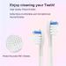 FOSOO Sensitive Replacement Brush Heads 4 Count - Compatible with APEX/NOV/LUX Electric Toothbrush - Pedex Bristles - Best for Sensitive Teeth - Buy Online on GoSupps.com