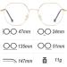 Voolga Blue Light Filter Glasses - Anti-Blue Light without Prescription for PC TV Smartphone & Tablet - Includes Stylish Case - Gold - Buy Online on GoSupps.com