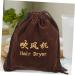 BIUDECO 3 Pcs Hair Dryer Storage Bag Hair Dryer Drawstring Bags Security + Jewelry Fabric Travel Velvet Bag - Buy Online on GoSupps.com