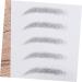 Didiseaon 2pcs 3d Eyebrow Stickers Eyebrow Stencil Stick on Brows Imitation Eyebrow Template 6 Proof - Buy Online on GoSupps.com