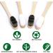 Ecoetboo Bamboo Toothbrushes - Extra Soft Micro-Nano with 20 000 Bristles for Sensitive Gums - Black & White 10-Pack for Adults & Kids - Buy Online on GoSupps.com