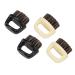 4 Pieces Ankle Must Cuttarbar Hair Shaving Brush Set for Men | Soft Bristles & Handle | Hairdressing Salon & Home Use Accessories - Buy Online on GoSupps.com