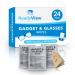 24pk Lens Wipes for Glasses & Gadgets | Glasses Wipes Individually Wrapped | Glasses Lens Cleaner for Glasses Cleaner Wipes Lens Wipe Spectacle Wipes Glasses Cleaning Wipes Lenses Wipes + SOL Sticker