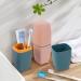 Buy TACYKIBD 2PCs Portable Toothbrush Travel Case - Travel Holder & Toothpaste Storage for Home & Business Trips - Buy Online on GoSupps.com