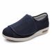Yytcsjz Diabetic Orthopedic Shoe Wide Slip-Resistant Slippers for Seniors Comfortable for Diabetic Edema Plantar Fasciitis Bunions Arthritis Swollen Feet (Color : Deep Blue Foot Length : 29cm)